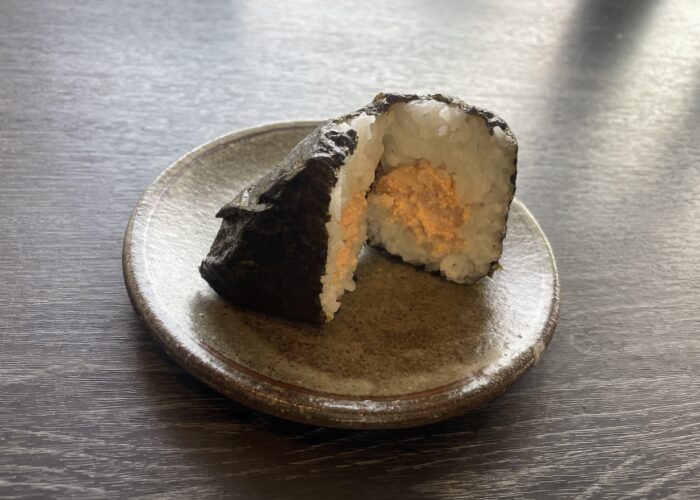 12月の季節のおにぎり「焼きたらこマヨ」